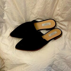 Stephen New York, Valdes, knit mules, black, size 9.5.